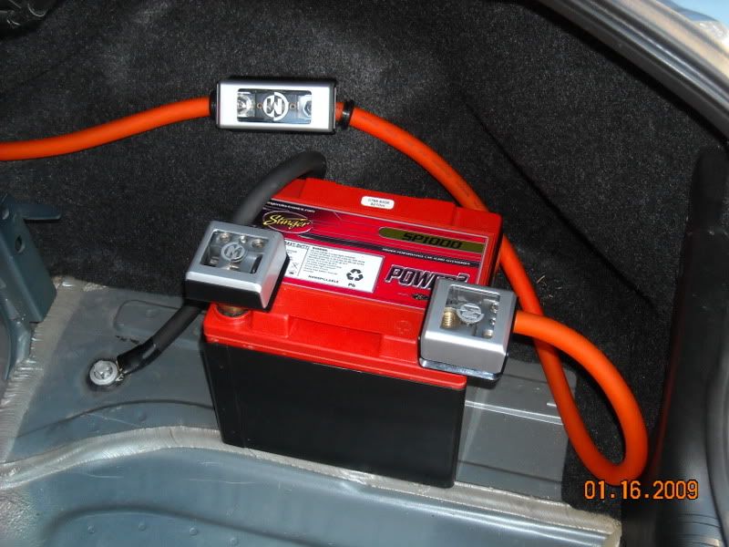 Battery Mounted In Trunk/ W Term. And Fuse Photo by supply05 Photobucket